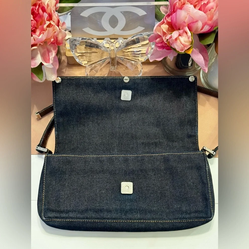 Fendi Denim Baguette - Picture 7 of 14